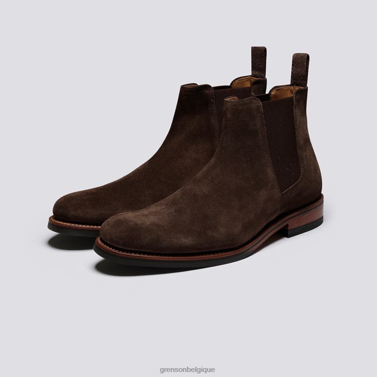Hommes Grenson marron foncé déclan bottes HL6R847
