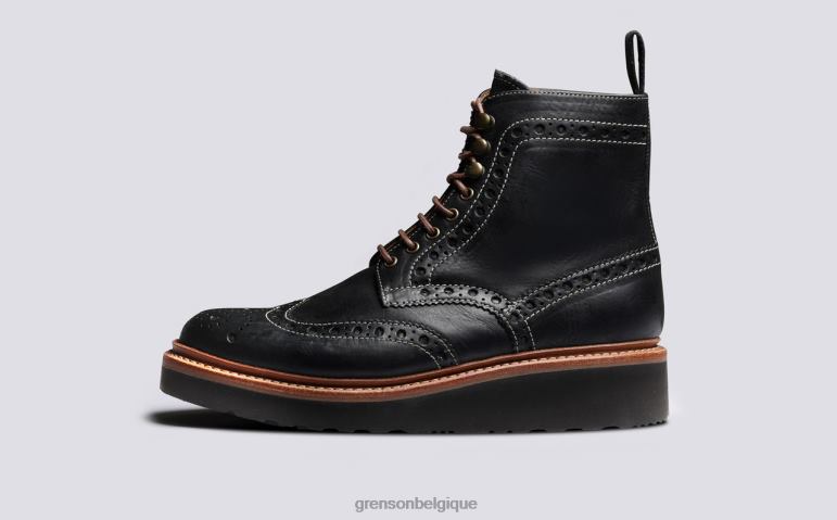 Hommes Grenson noir Fred bottes HL6R830