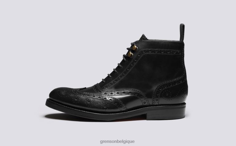 Hommes Grenson noir Nelson bottes HL6R858