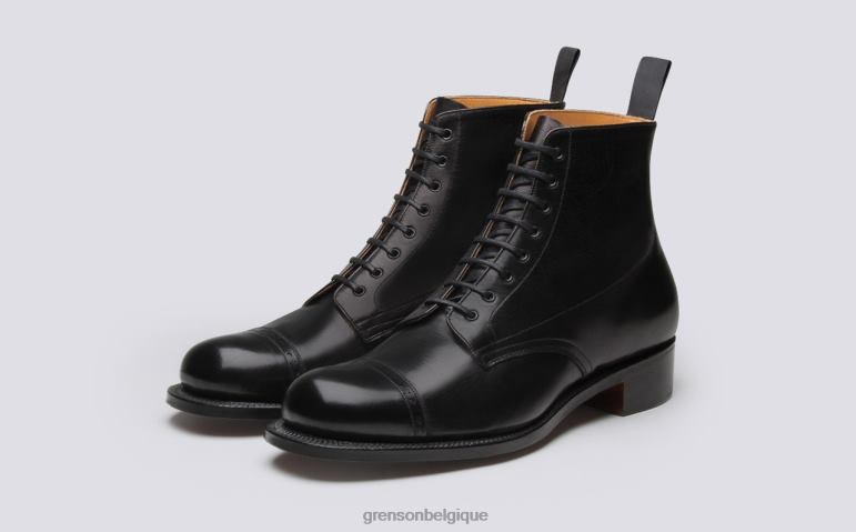 Hommes Grenson noir chaussure 1 bottes HL6R837