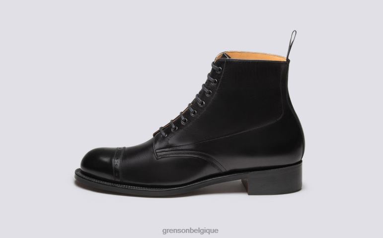 Hommes Grenson noir chaussure 1 bottes HL6R837
