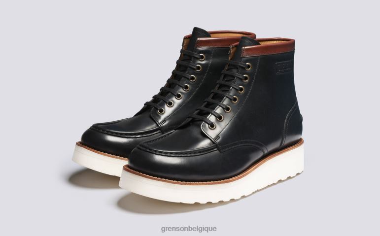 Hommes Grenson noir comme un bottes HL6R853
