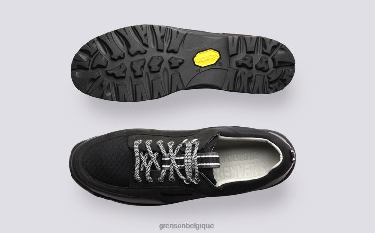 Hommes Grenson noir espadrille 54 bottes HL6R862