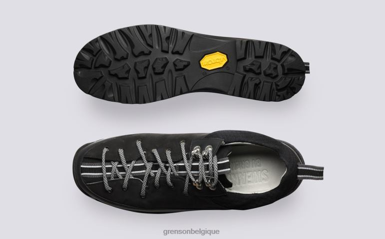 Hommes Grenson noir espadrille 70 bottes HL6R863