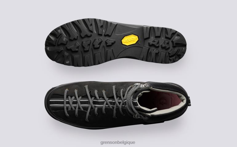 Hommes Grenson noir espadrille 71 bottes HL6R842