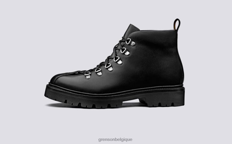Hommes Grenson noir policier bottes HL6R861