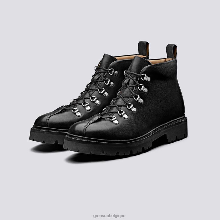 Hommes Grenson noir policier bottes HL6R861