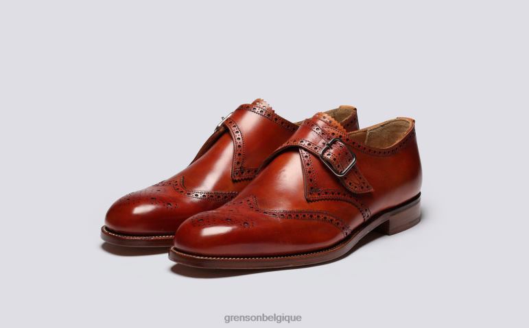 Hommes Grenson Cognac Shrewsbury chaussures brogues HL6R8124