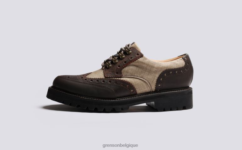 Hommes Grenson beige technologie archie chaussures brogues HL6R8107