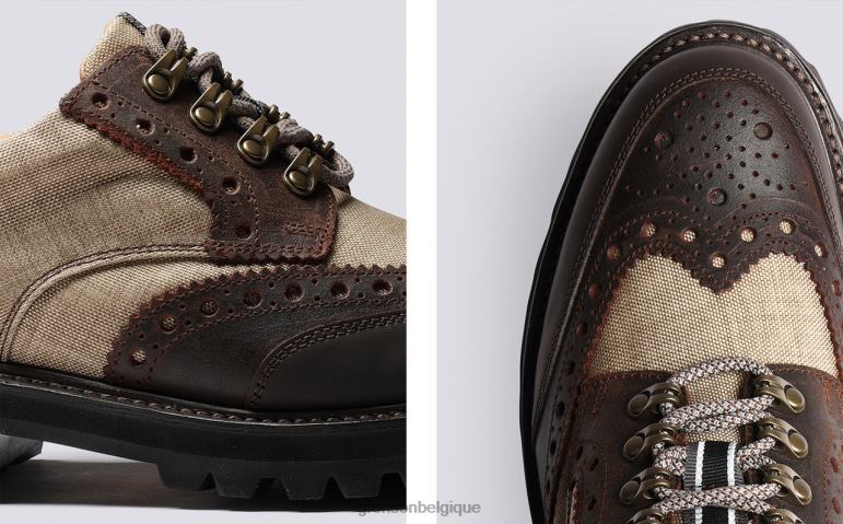 Hommes Grenson beige technologie archie chaussures brogues HL6R8107