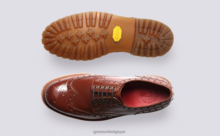 Hommes Grenson bronzer archie chaussures brogues HL6R8112