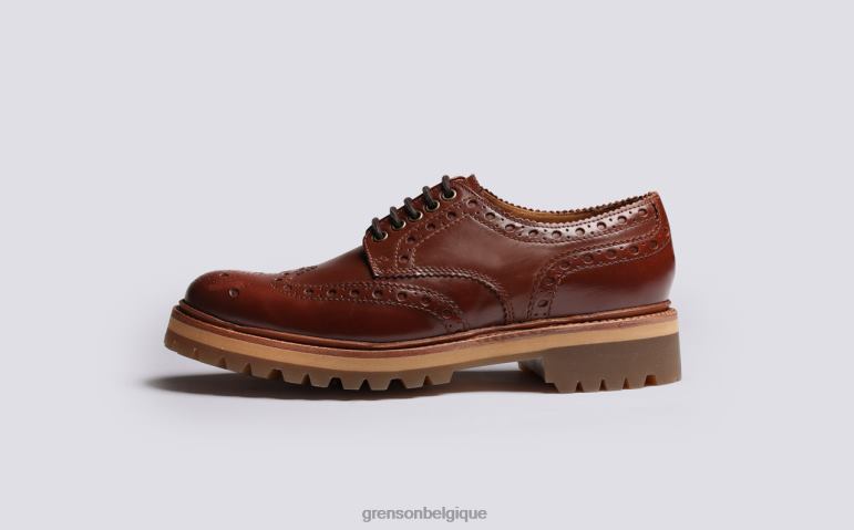 Hommes Grenson bronzer archie chaussures brogues HL6R8112