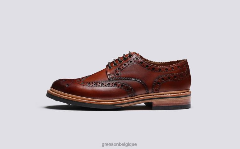 Hommes Grenson bronzer archie chaussures brogues HL6R8116