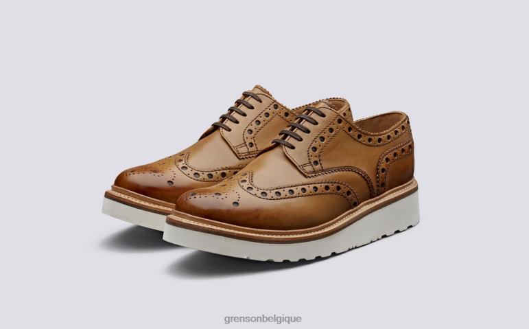 Hommes Grenson bronzer archie chaussures brogues HL6R8118