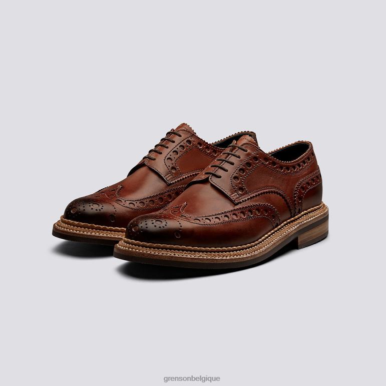 Hommes Grenson bronzer archie chaussures brogues HL6R8119