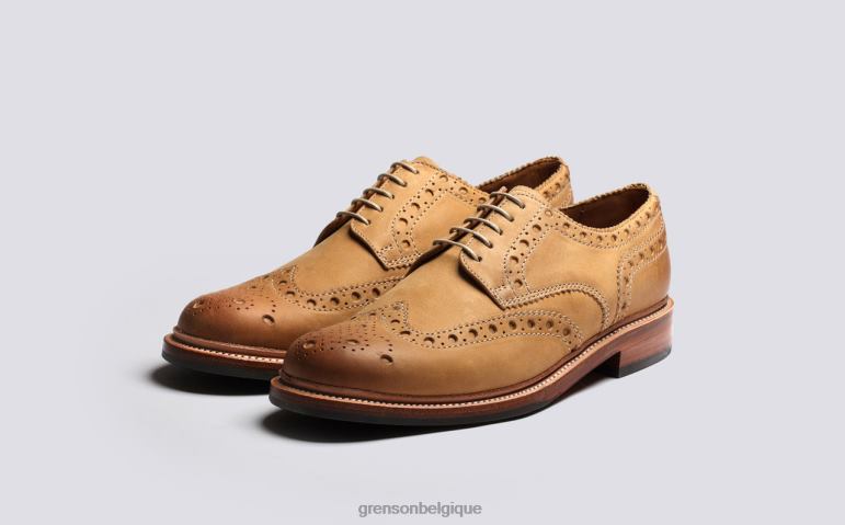 Hommes Grenson gingembre bruni archie chaussures brogues HL6R8110