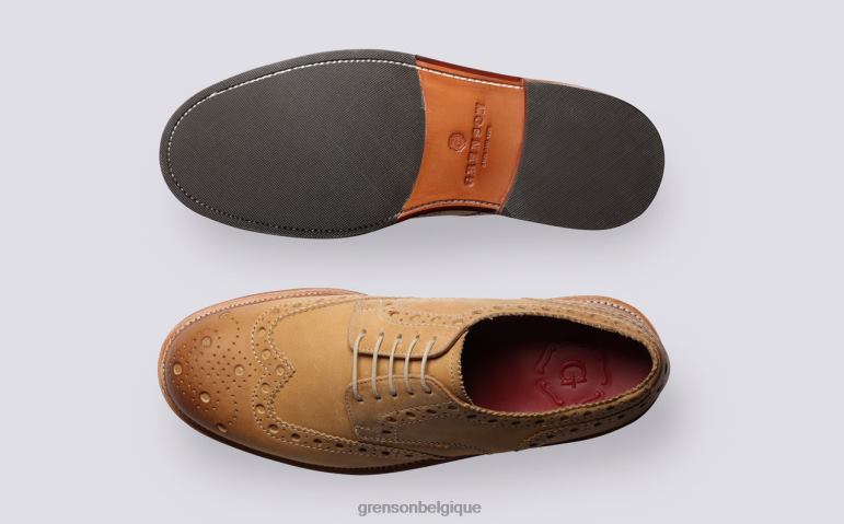 Hommes Grenson gingembre bruni archie chaussures brogues HL6R8110
