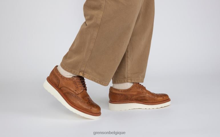Hommes Grenson naturel archie chaussures brogues HL6R8111