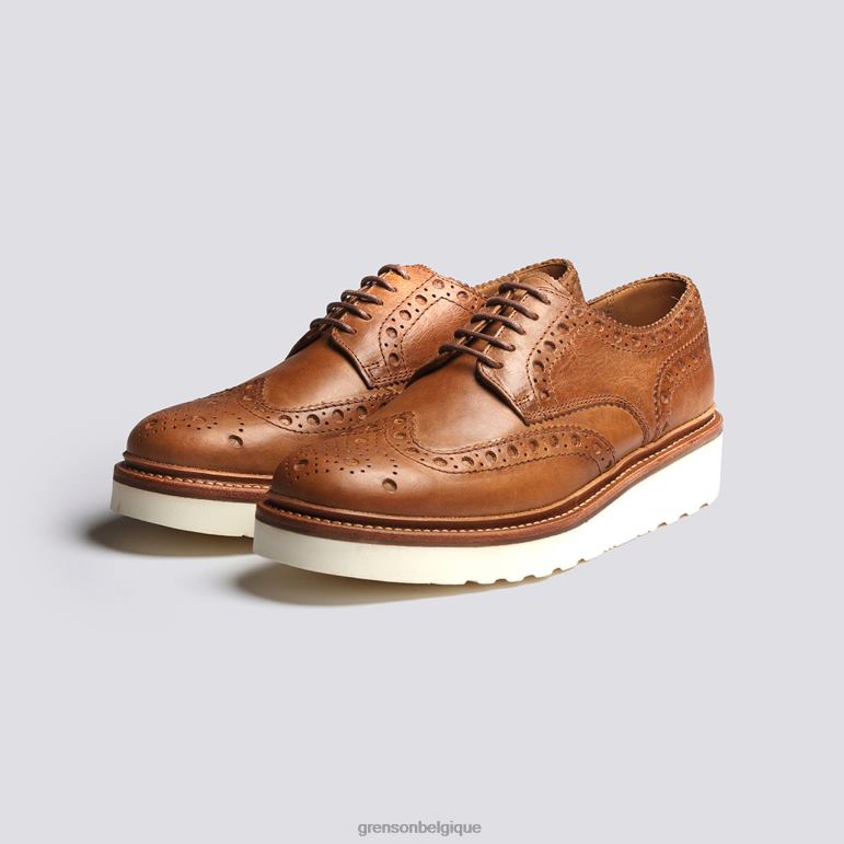 Hommes Grenson naturel archie chaussures brogues HL6R8111