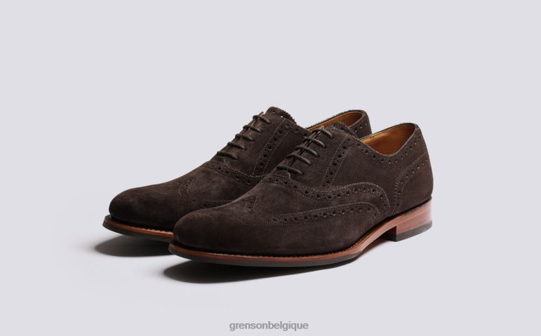 Hommes Grenson tourbe Dylan chaussures brogues HL6R8121