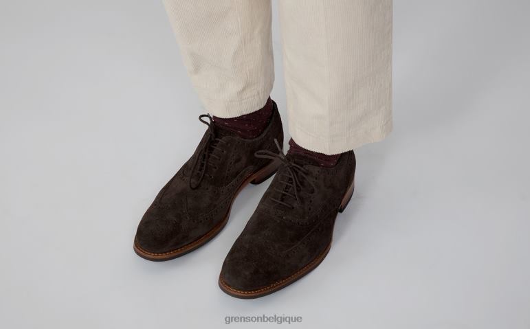 Hommes Grenson tourbe Dylan chaussures brogues HL6R8121