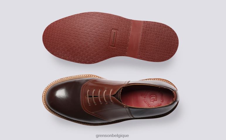 Hommes Grenson beige/marron bellamy chaussures derby HL6R8147