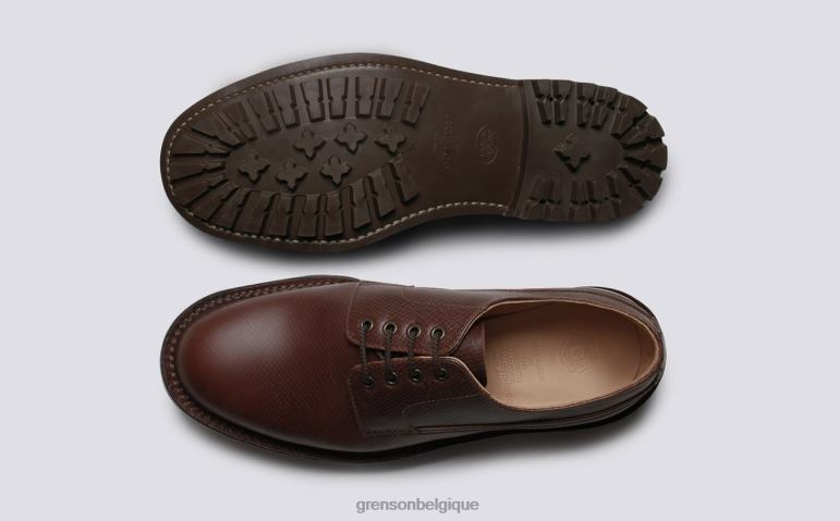 Hommes Grenson brun Victor chaussures derby HL6R8156