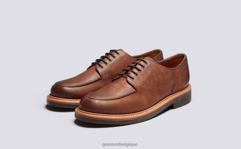 Hommes Grenson café Mac chaussures derby HL6R8164