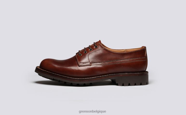 Hommes Grenson marron foncé Victor chaussures derby HL6R8155