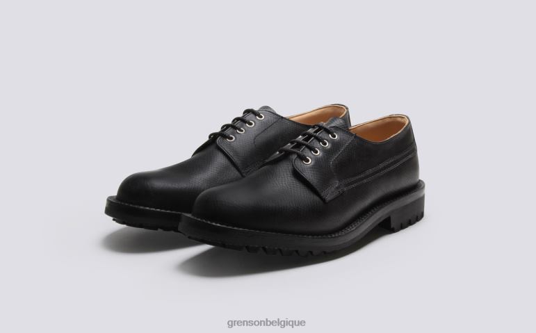 Hommes Grenson noir Victor chaussures derby HL6R8157