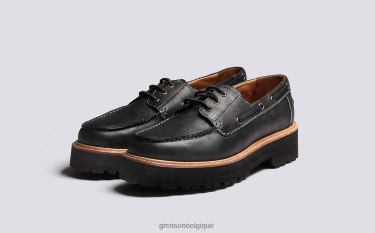 Hommes Grenson noir dempsey chaussures derby HL6R8152