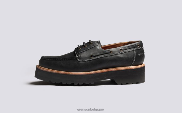 Hommes Grenson noir dempsey chaussures derby HL6R8152