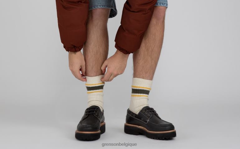 Hommes Grenson noir dempsey chaussures derby HL6R8152