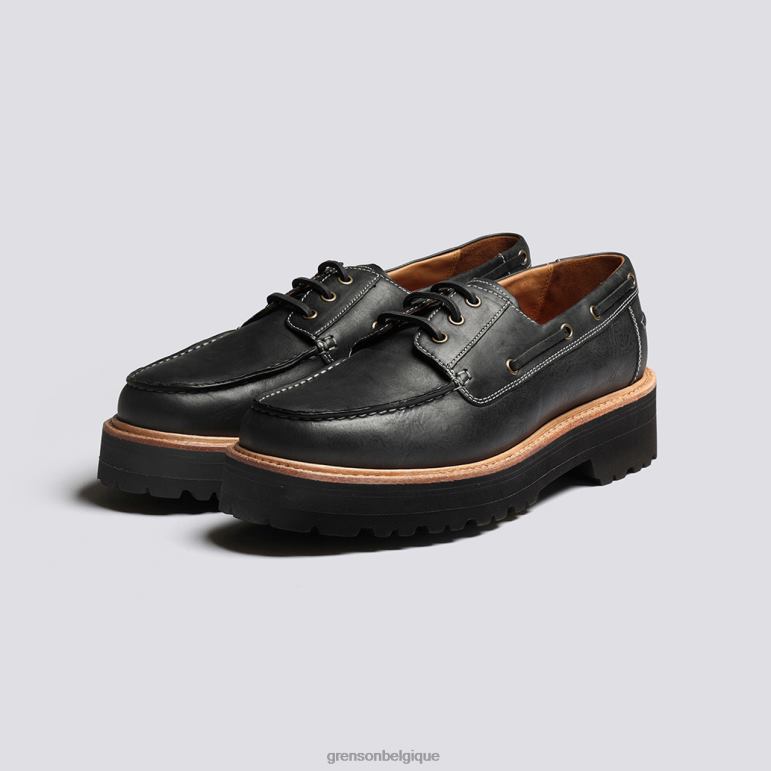 Hommes Grenson noir dempsey chaussures derby HL6R8152