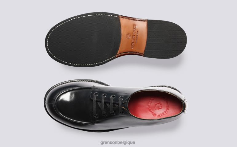 Hommes Grenson noir Éric chaussures derby HL6R8162