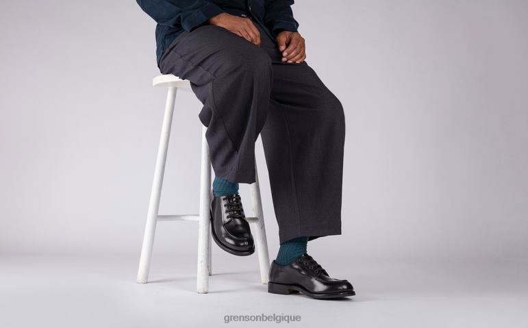 Hommes Grenson noir Éric chaussures derby HL6R8162