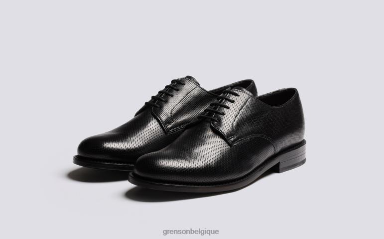 Hommes Grenson noir sec chaussures derby HL6R8146