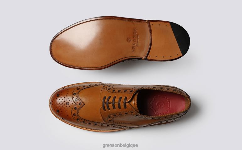 Hommes Grenson bronzer archie chaussures formelles HL6R867
