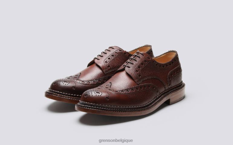 Hommes Grenson marron foncé archie chaussures formelles HL6R868