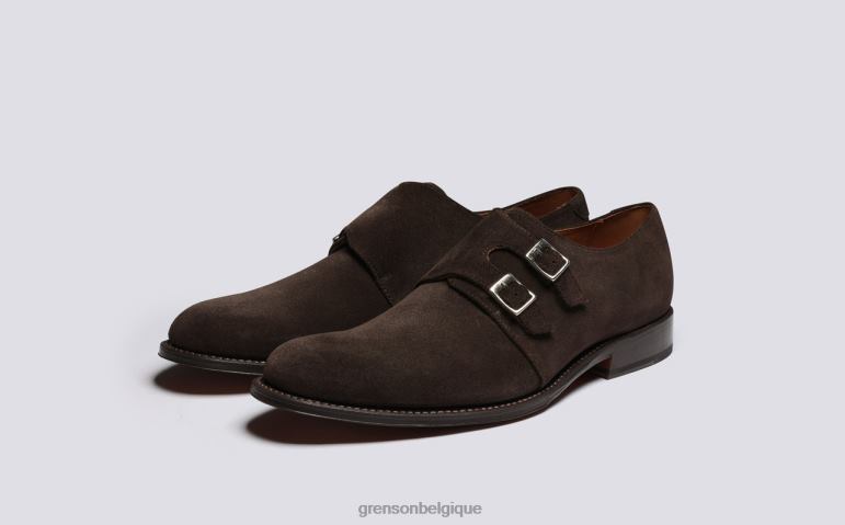Hommes Grenson marron foncé grenier chaussures formelles HL6R8101