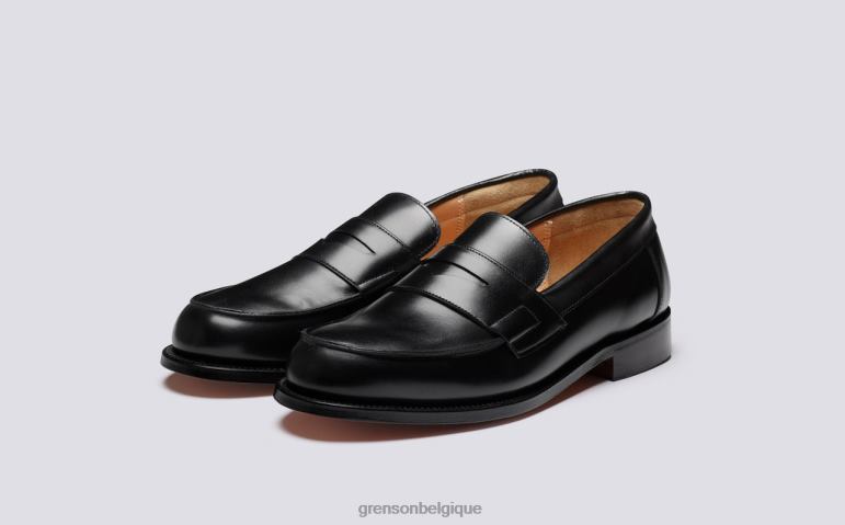 Hommes Grenson noir Epsom chaussures formelles HL6R881