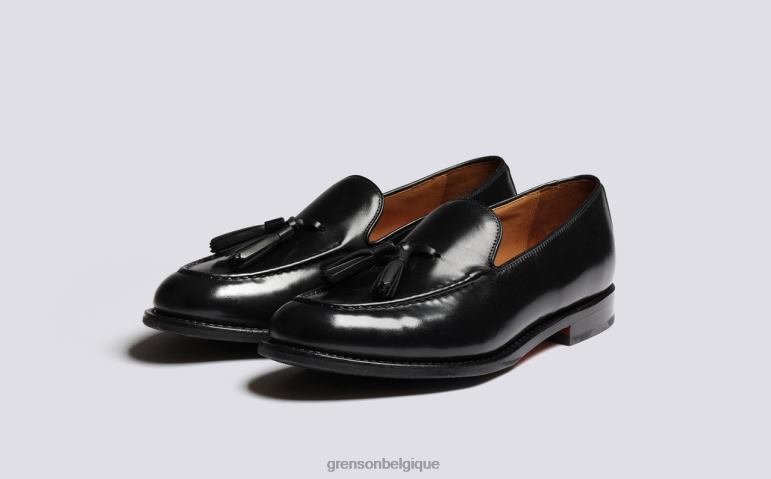Hommes Grenson noir Merlin chaussures formelles HL6R891
