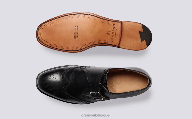Hommes Grenson noir Shrewsbury chaussures formelles HL6R898