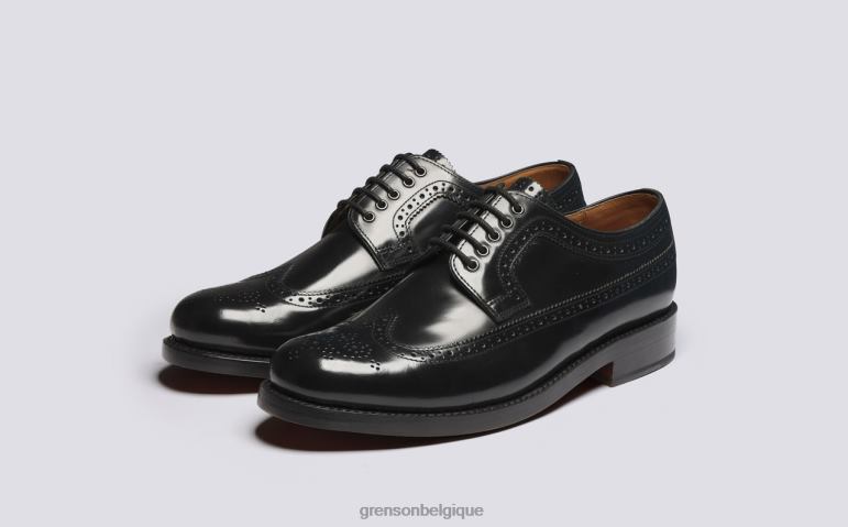 Hommes Grenson noir Sid chaussures formelles HL6R8102