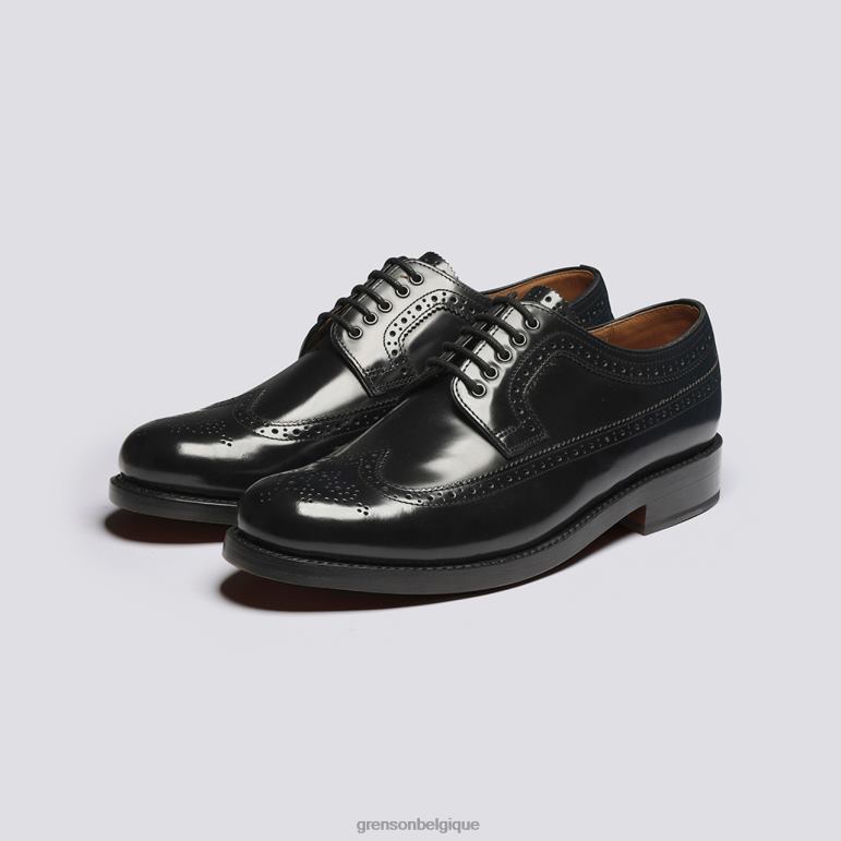 Hommes Grenson noir Sid chaussures formelles HL6R8102