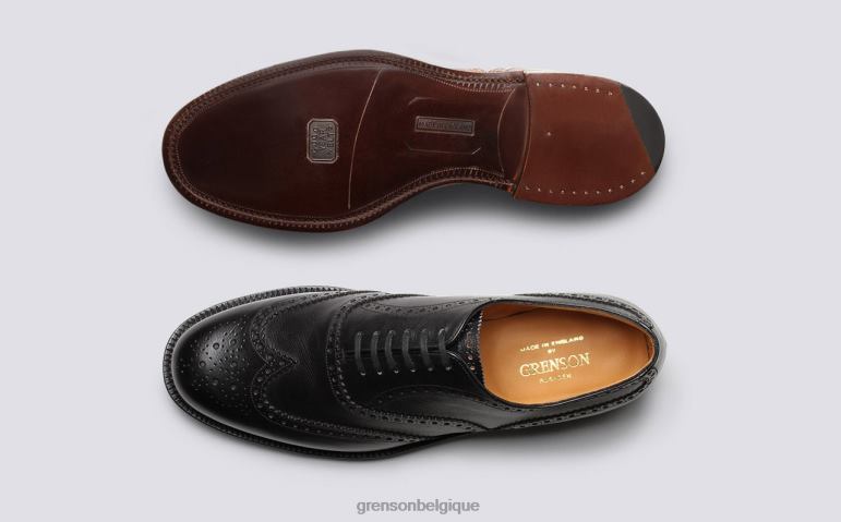 Hommes Grenson noir chaussure 4 chaussures formelles HL6R896