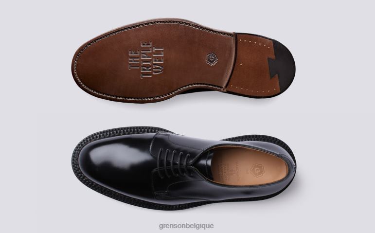 Hommes Grenson noir rosier chaussures formelles HL6R892