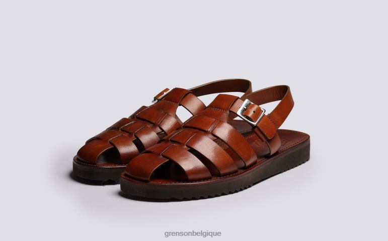 Hommes Grenson bronzage peint à la main Quincy des sandales HL6R8224