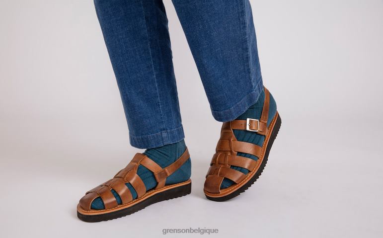 Hommes Grenson gingembre bruni Quincy des sandales HL6R8218