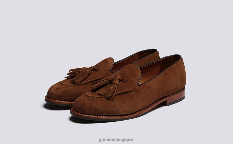 Hommes Grenson caramel au beurre Merle flâneurs HL6R8140